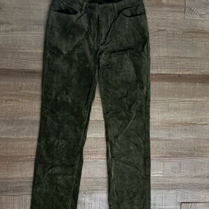 Jones New York Dark Green Corduroy Pants